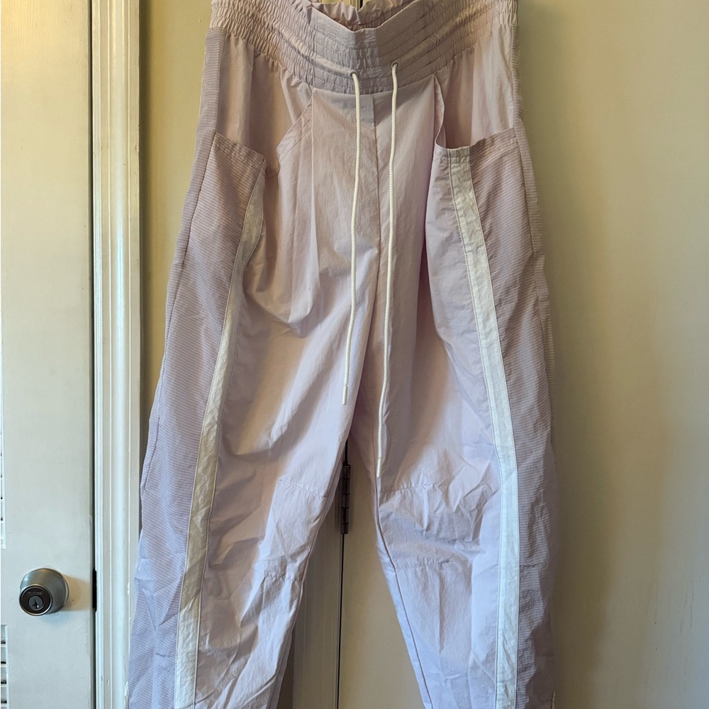 Light Lavender Joggers With Drawstring Waist - image 2